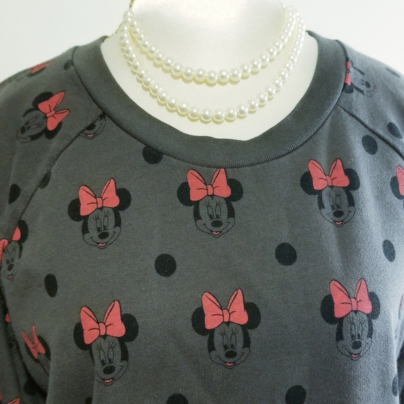 Disney Minnie Mouse Crewneck Sweatshirt - Picture 2 of 11